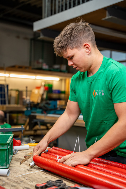 Jakob Ratz von Installationen Beer