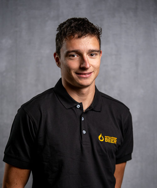 Daniel Felder - ein Mitarbeiter bei Installationen Beer
